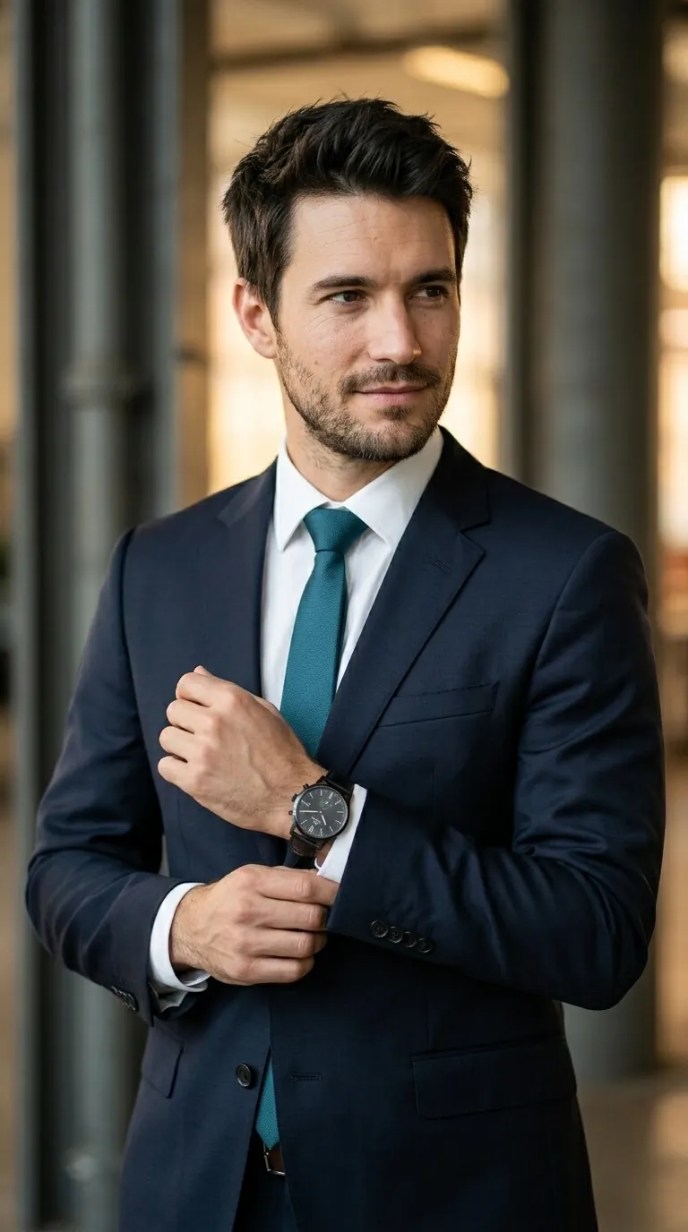 Business portrait of a man in a suit from the Lumpix catalog