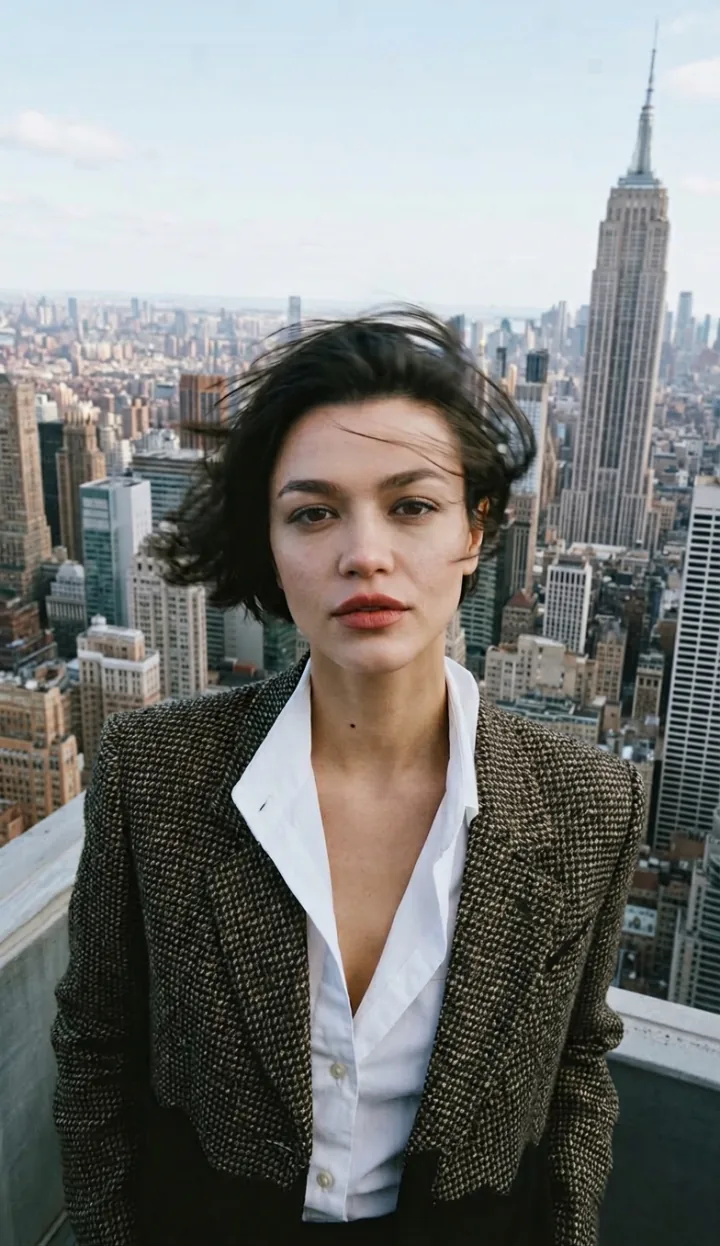 Illustration of a city portrait
